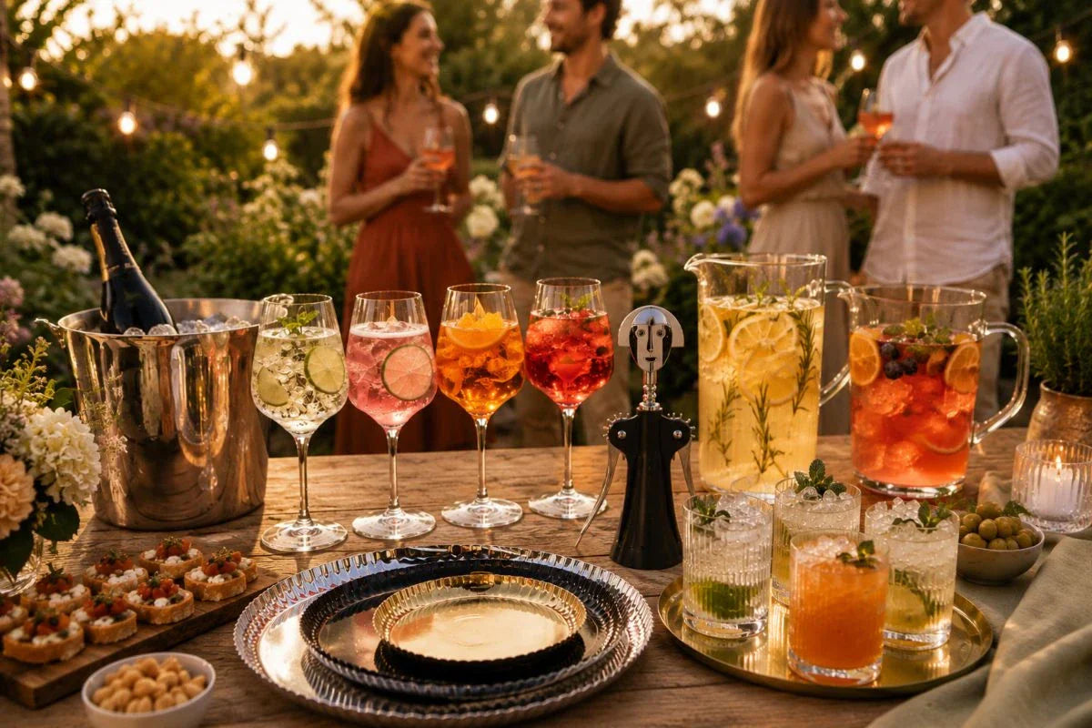 aperitivo in giardino