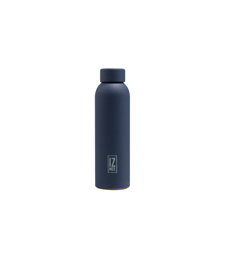 Borraccia non termica Izmee da 550 ml con finitura materica, colore blue