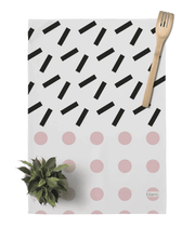 Blush Polka Dot Tea Towel 50 x 70 cm