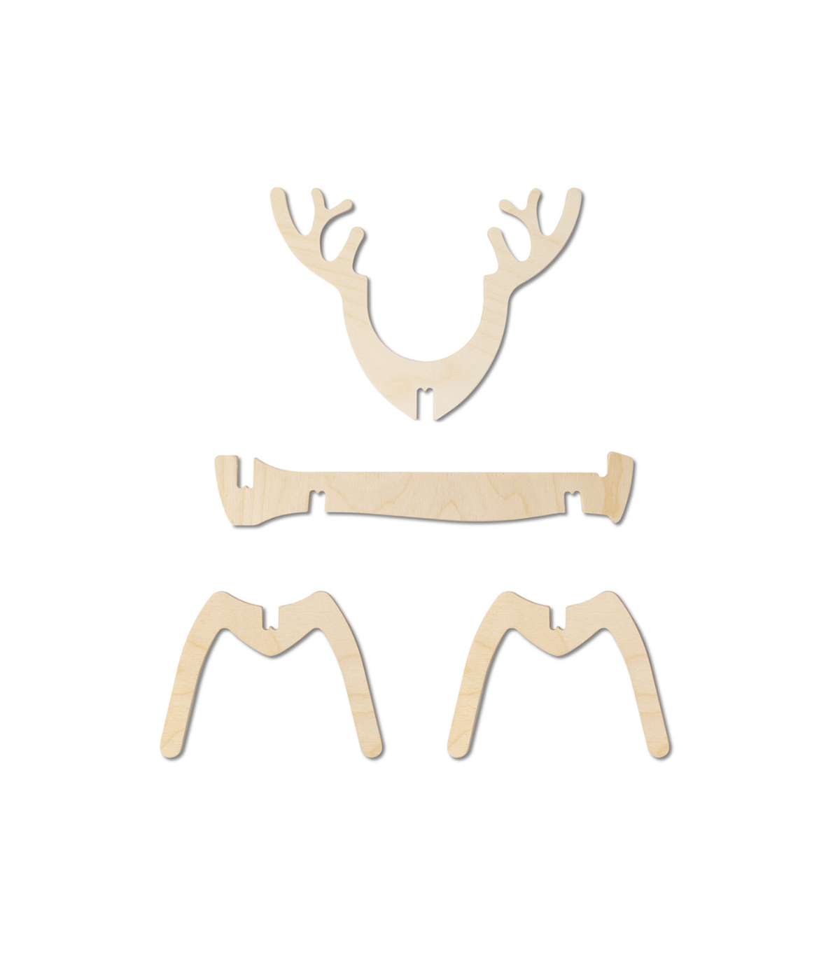 Supporto in legno a forma di Cervo per estintore domestico 