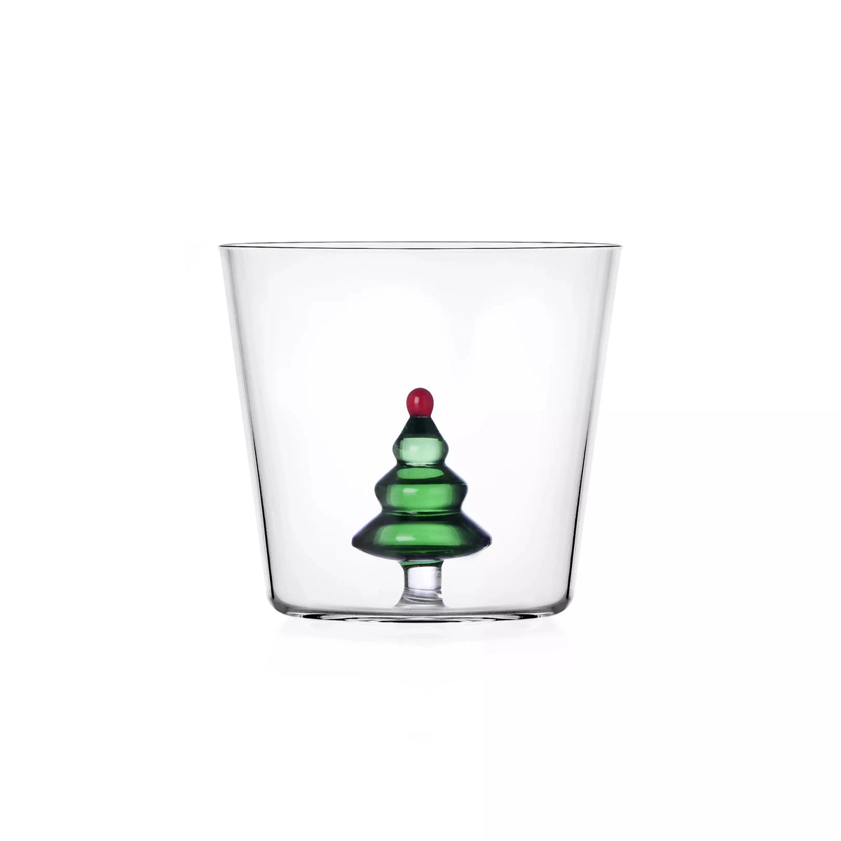 Tumbler della linea Woodland Tales di Ichendorf nella variante con l'albero di Natale 