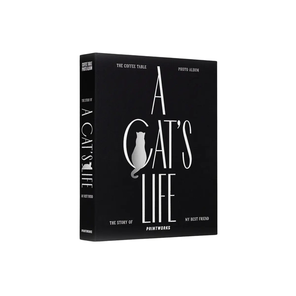 Scatola di design nera, contenente album fotografico