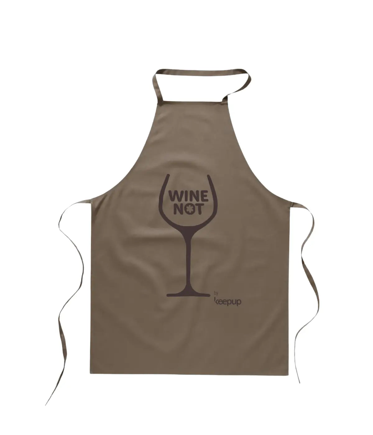 Kitchen Apron Wine Not by Keepup - Brown