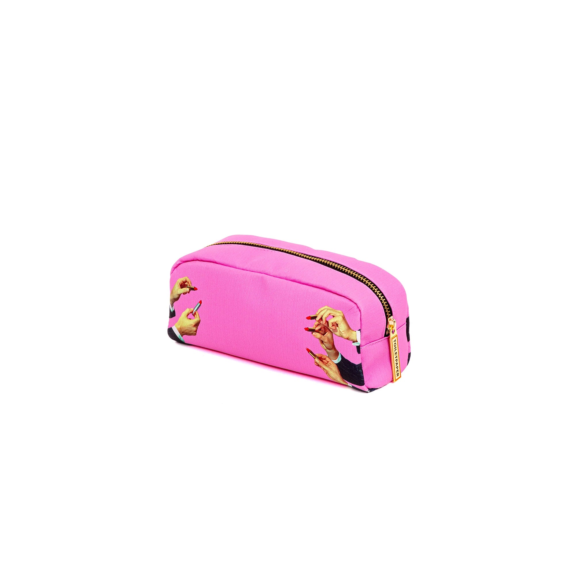 Beauty Case Piccolo Lipstick Rosa Toiletpaper x Seletti