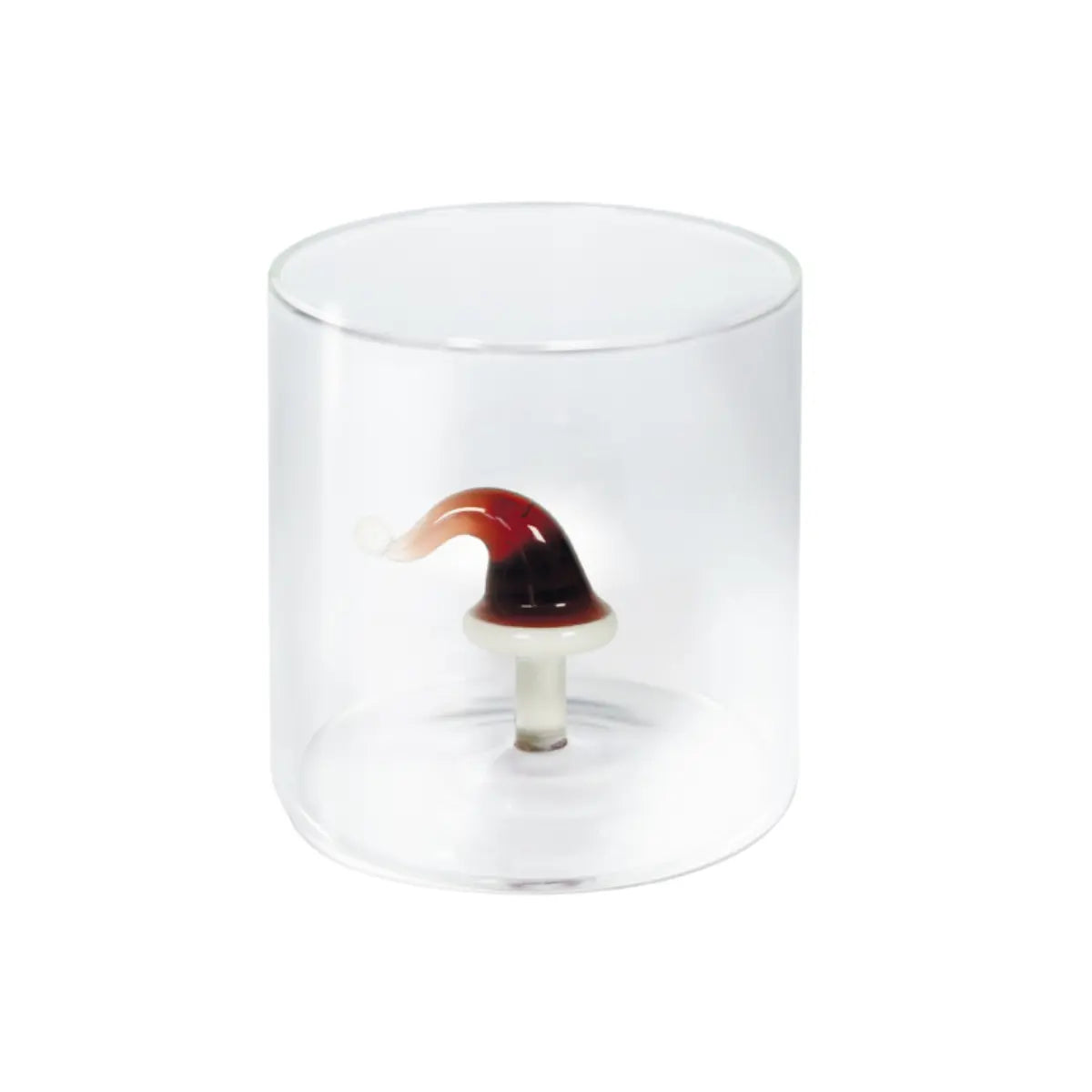 Bicchiere La Magia del Natale con cappello da elfo in vetro soffiato – WD Lifestyle
