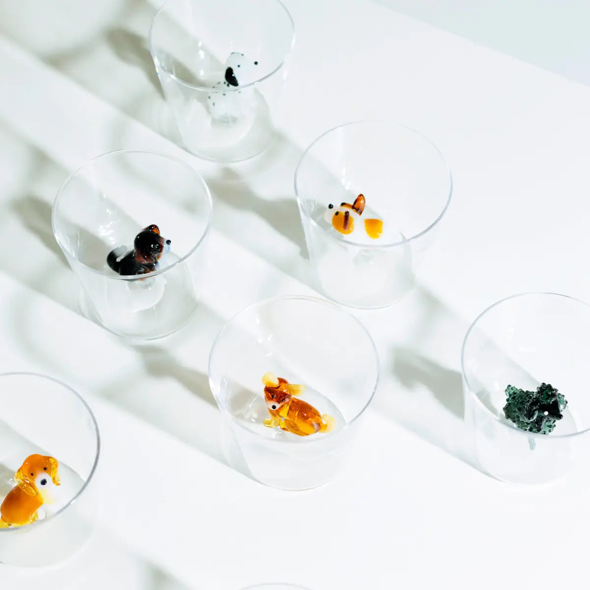 Bicchieri della collezione Dogs di Ichendorf