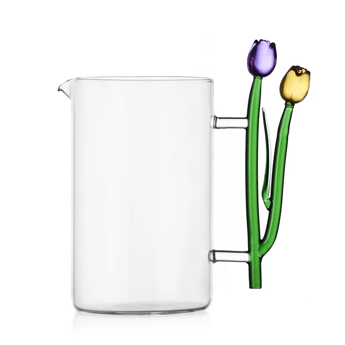 La brocca della collezione Botanica di Ichendorf nella versione con due tulipani nel manico 