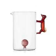 La Brocca della collezione Dogs di Ichendorf nella versione con il Bassotto e la pallina a righe rossa e bianca