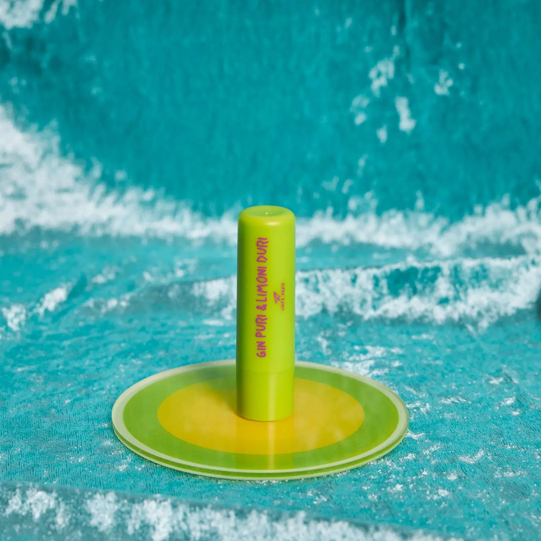 Burrocacao di Line Daria con la scritta "Gin puri e limoni duri"