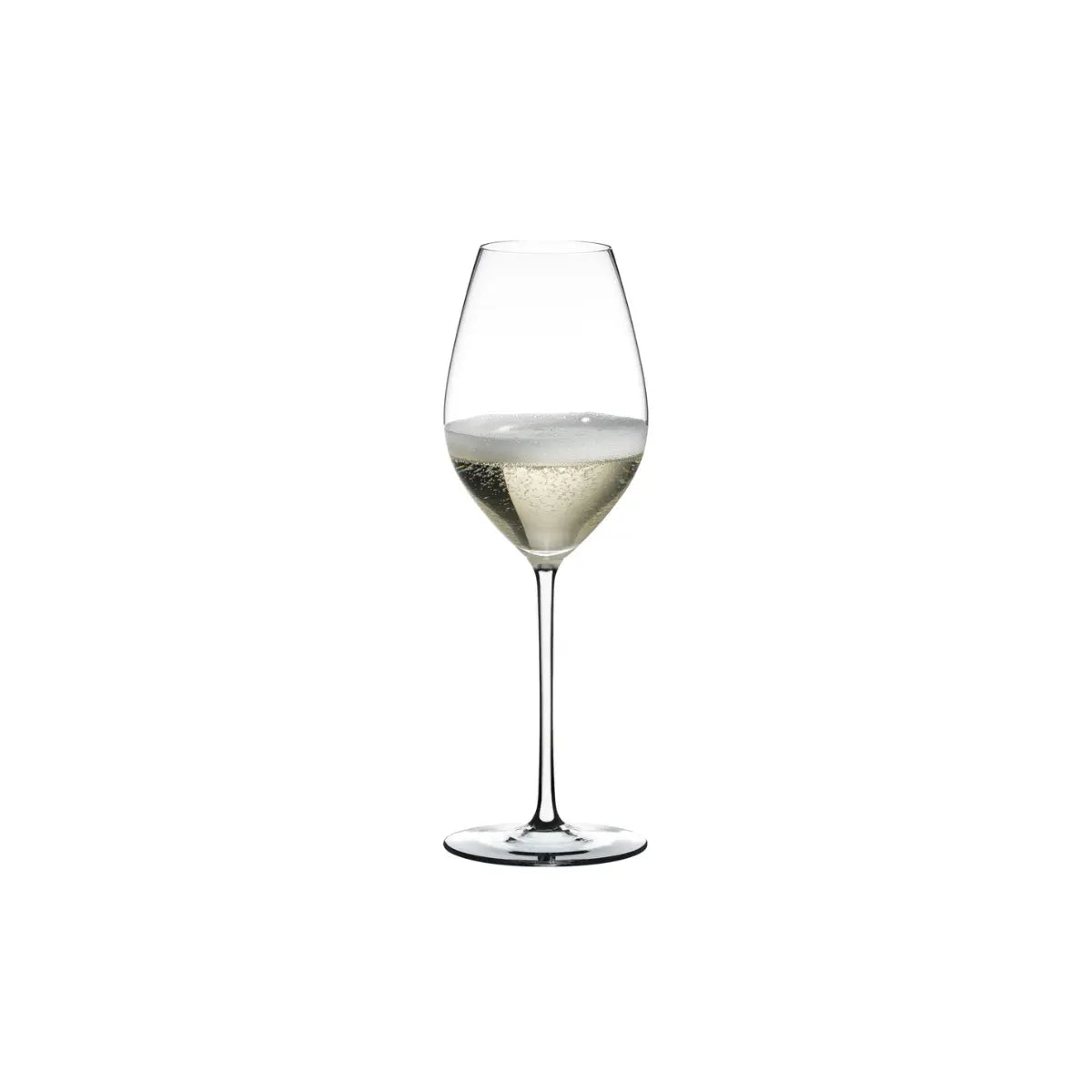 Calice per champagne con stelo bianco