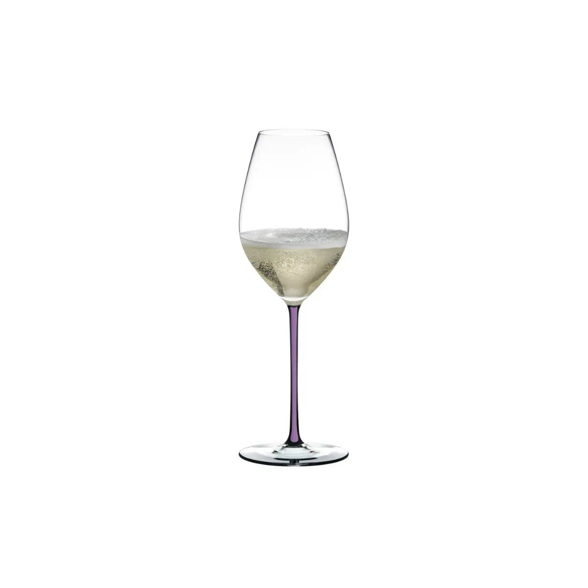 Calice per champagne con stelo viola