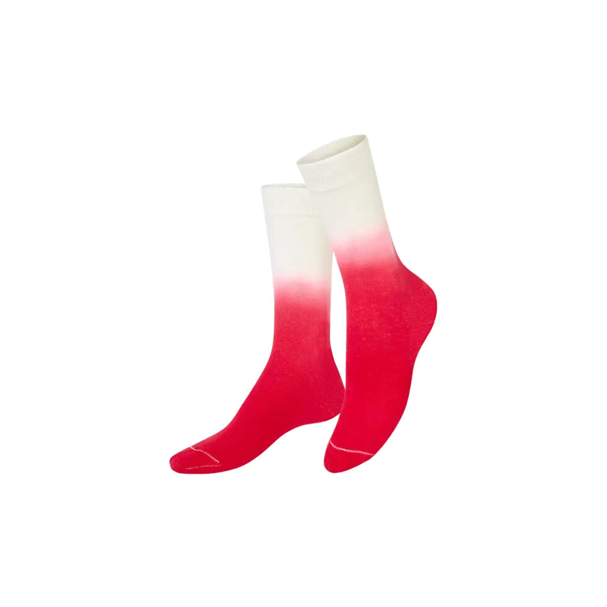 Calzini taglia unica che arrivano al polpaccio. Rossi e bianchi