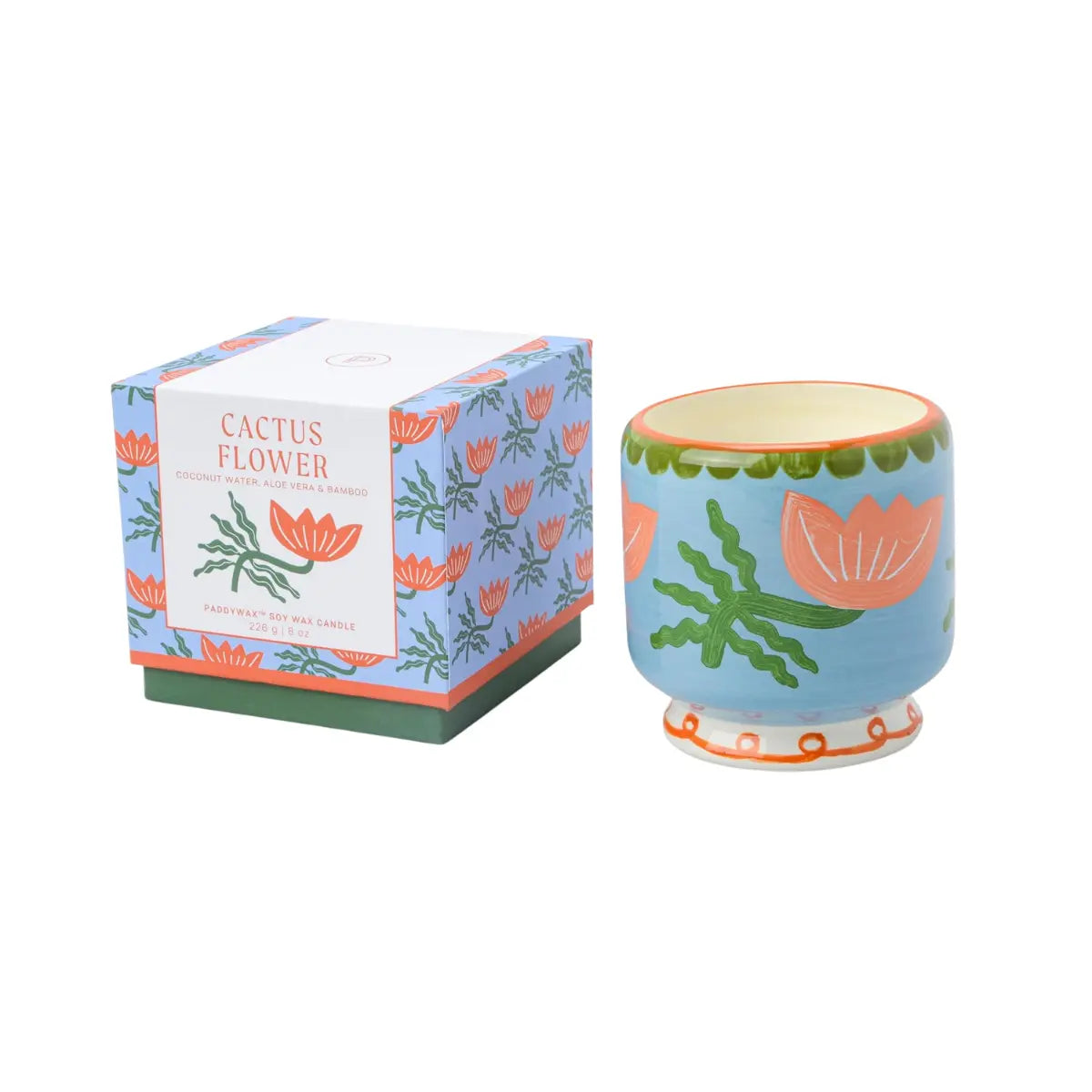 Candela A Dopo, con confezione di design. Durata combustione 48 ore. Fragranza calda e avvolgente, note fresche di Cocco, Aloe Vera e Bamboo.
