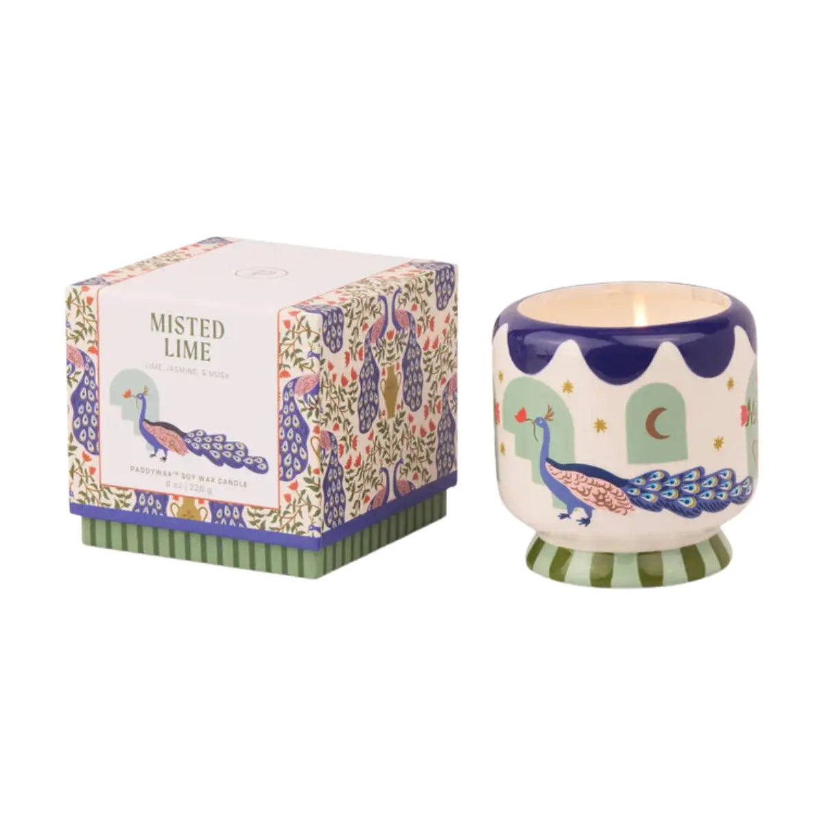 Candela A Dopo, con confezione di design. Durata combustione 48 ore. Fragranza calda e avvolgente, note di agrumi, gelsomino e rosa.