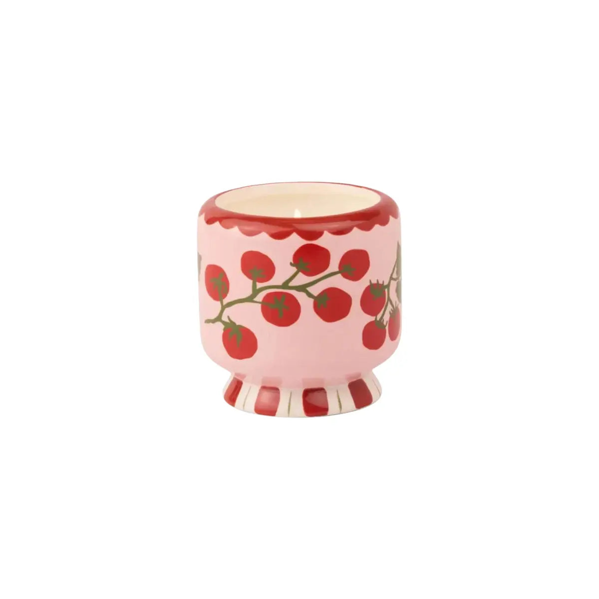 Candela A Dopo, con confezione di design. Durata combustione 48 ore. Fragranza calda e avvolgente, note di pomodoro Cimelio