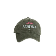 Cappellino di Linea Daria con la scritta Santa Pazienza