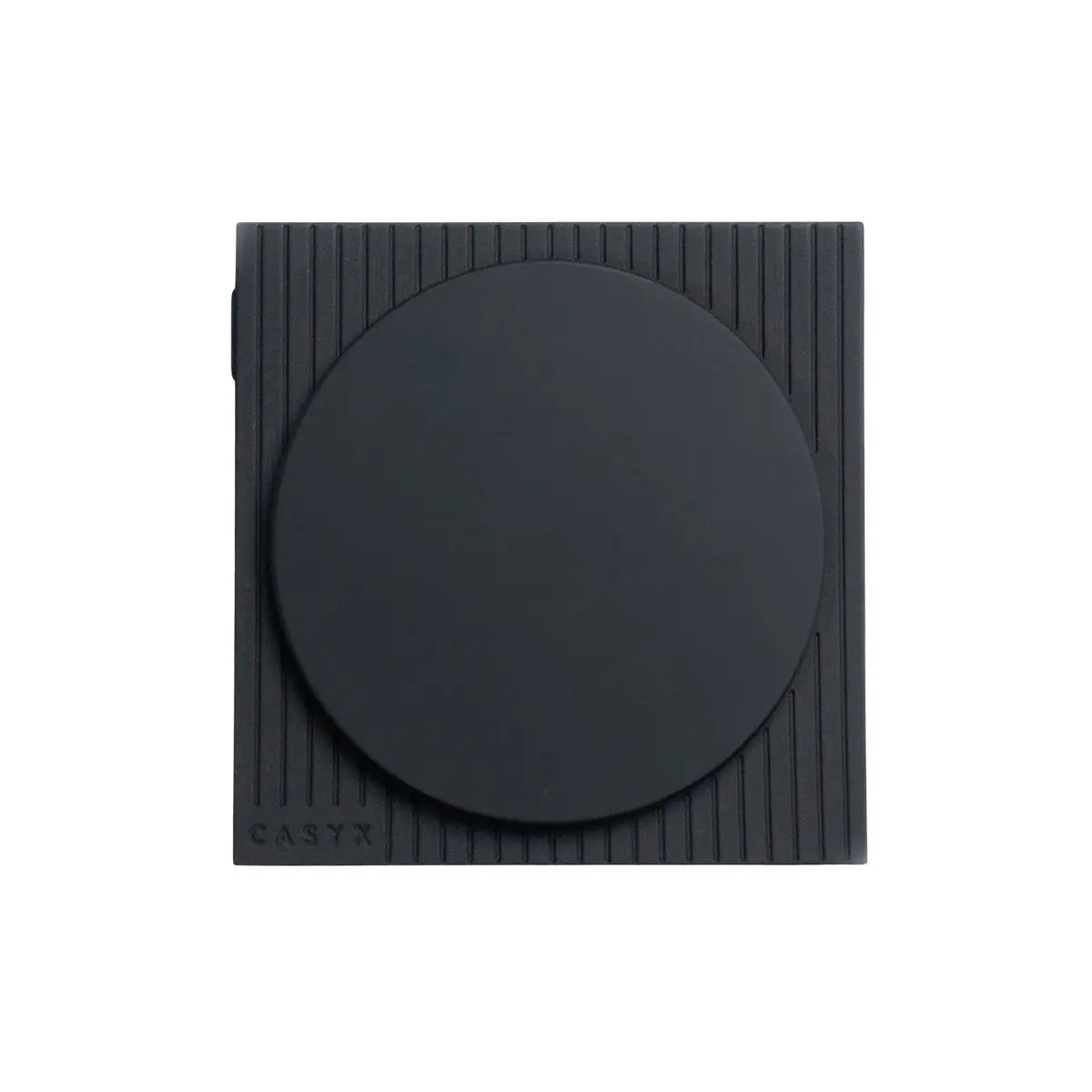 Caricatore portatile wireless nero per smartphone, auricolari e smartwatch 