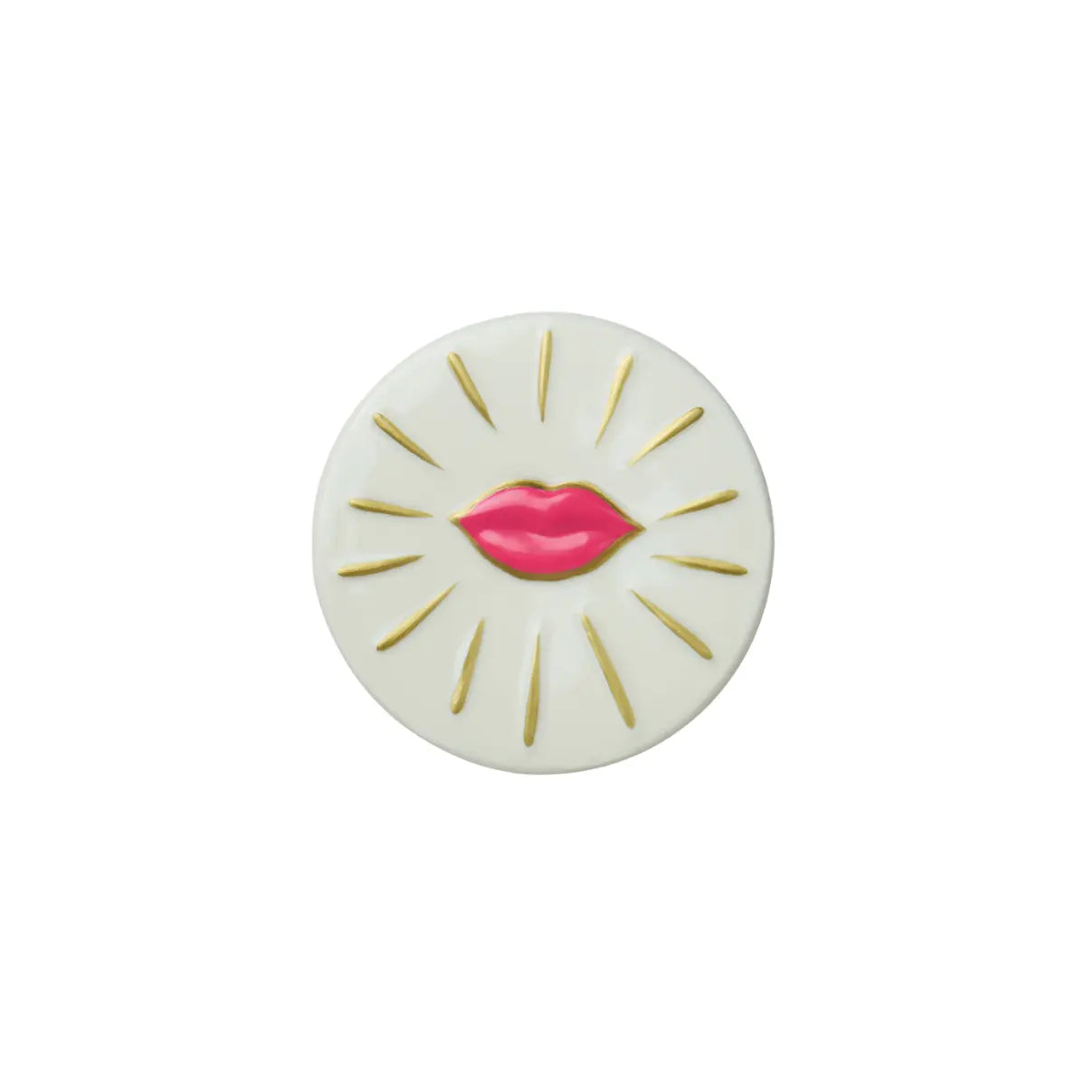 Coperchio Candela con simbolo Labbra