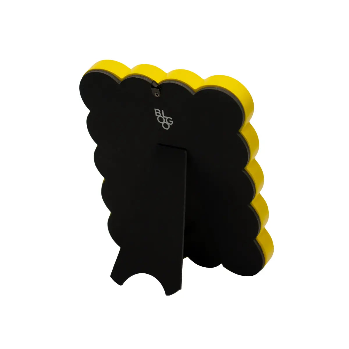 Retro nero della cornice di Snoopy con bordo giallo da appendere o da appoggio