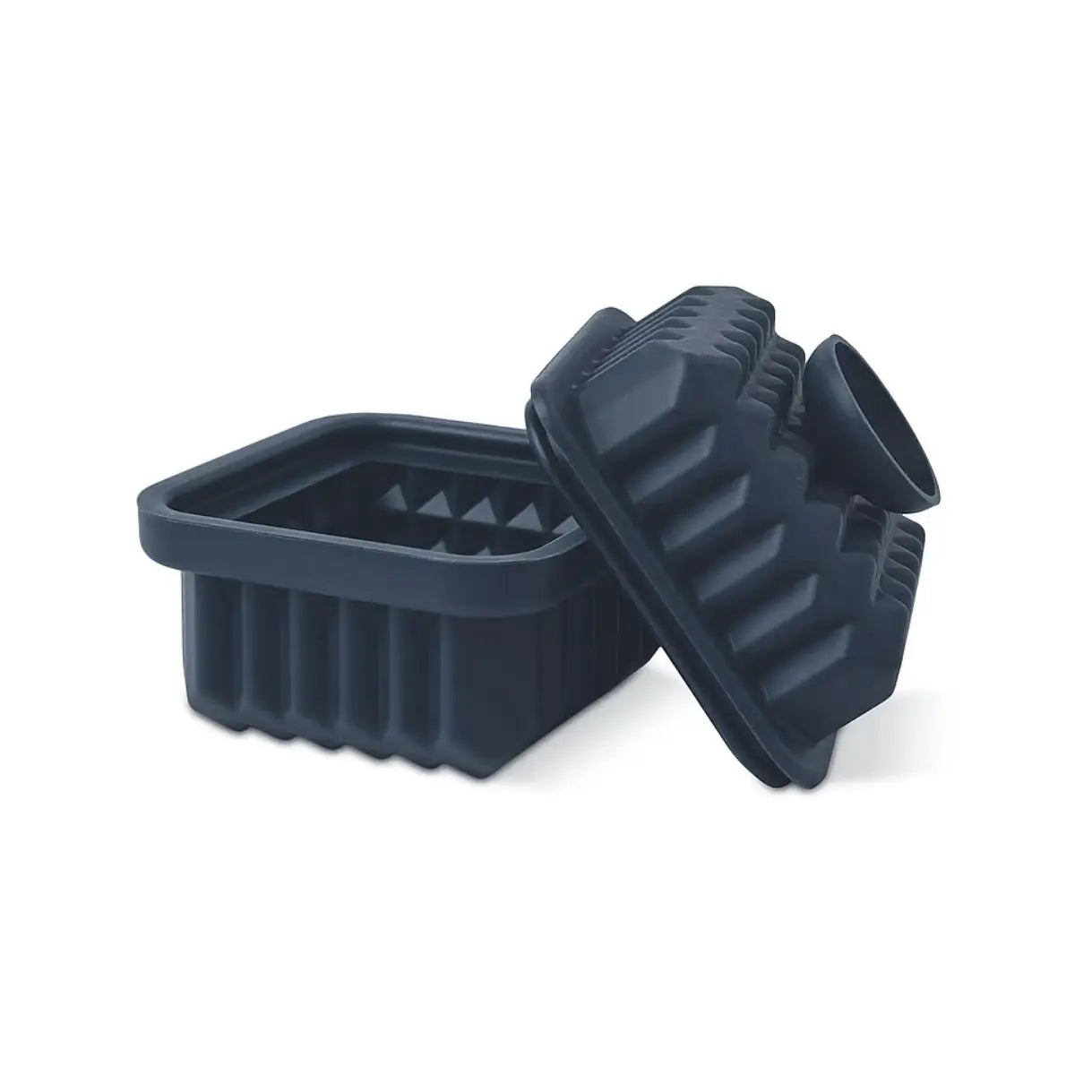 Stampo per ghiaccio sfaccettato a cubo in silicone