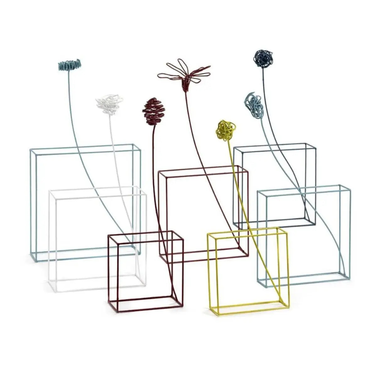 Fiore decorativo Ciuriddu in metallo colorato – Antonino Sciortino x Serax