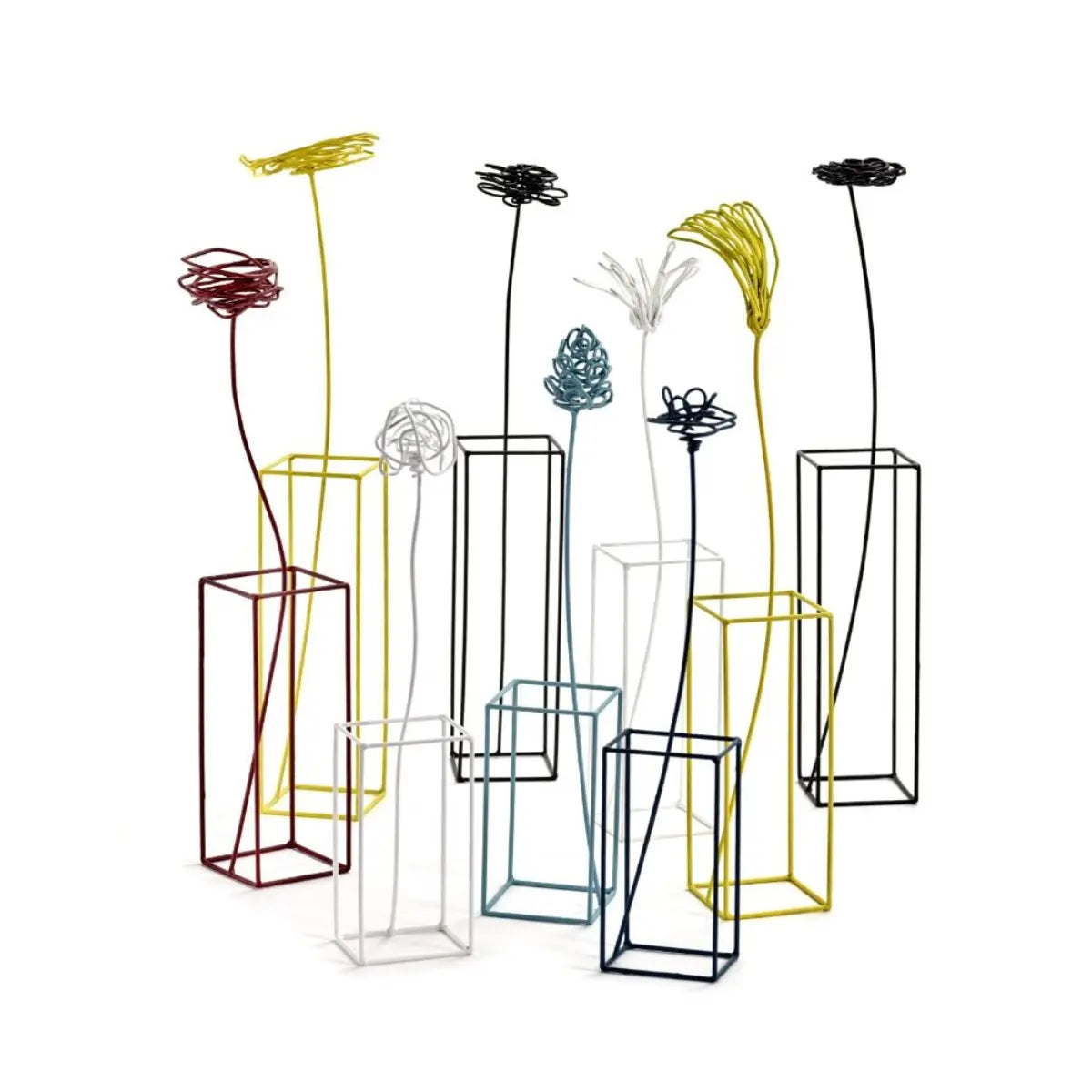 Fiore decorativo Ciuriddu in metallo colorato – Antonino Sciortino x Serax
