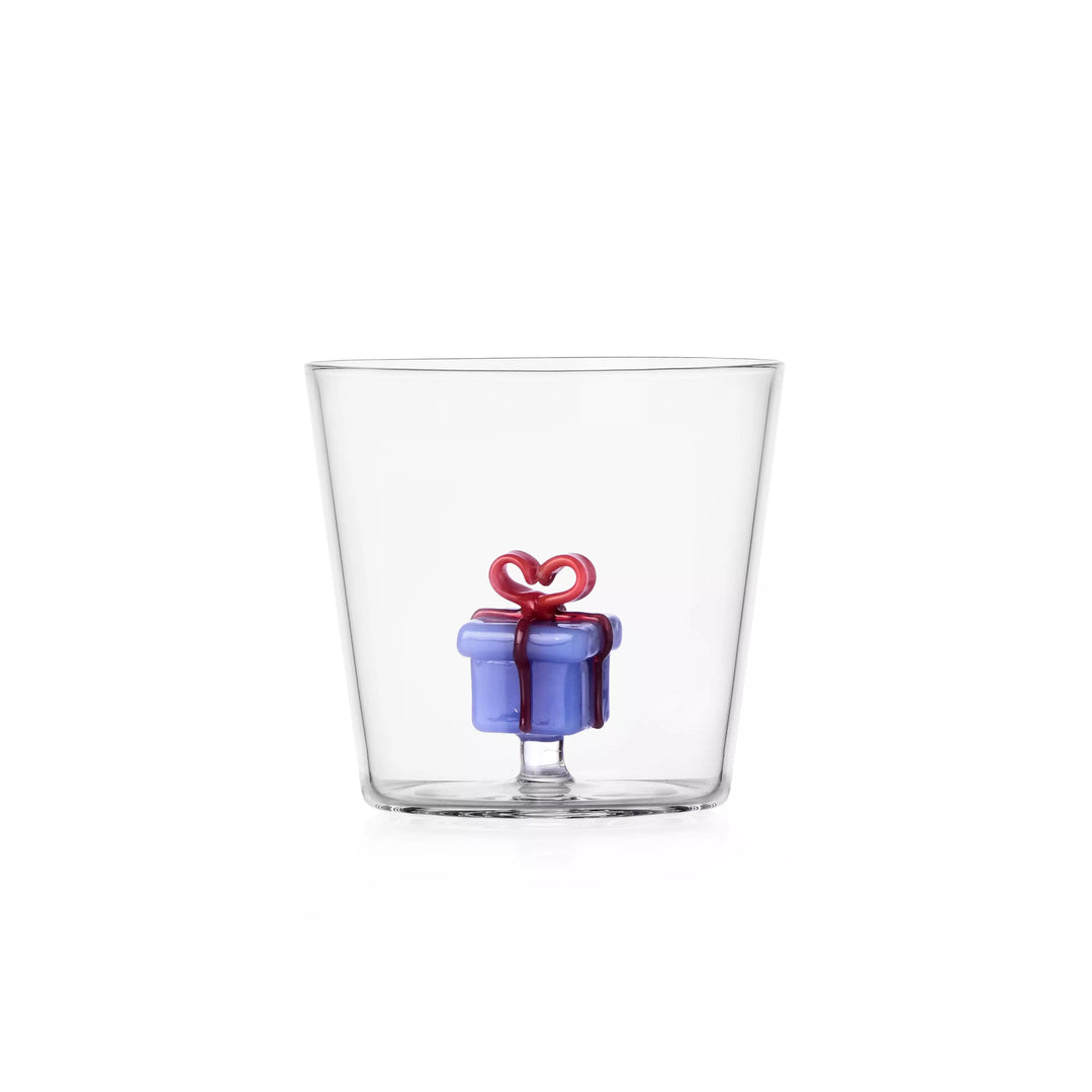 Tumbler della linea Woodland Tales di Ichendorf nella variante con il pacchetto regalo azzurro