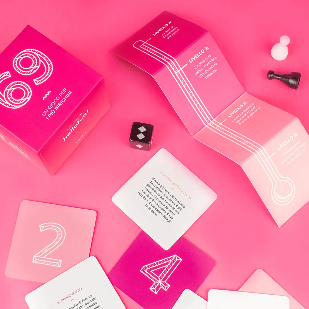 Contenuto della confezione del gioco 69