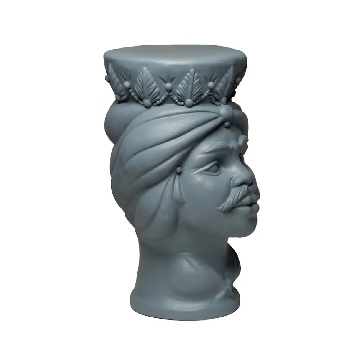 Testa di moro color celeste visione laterale