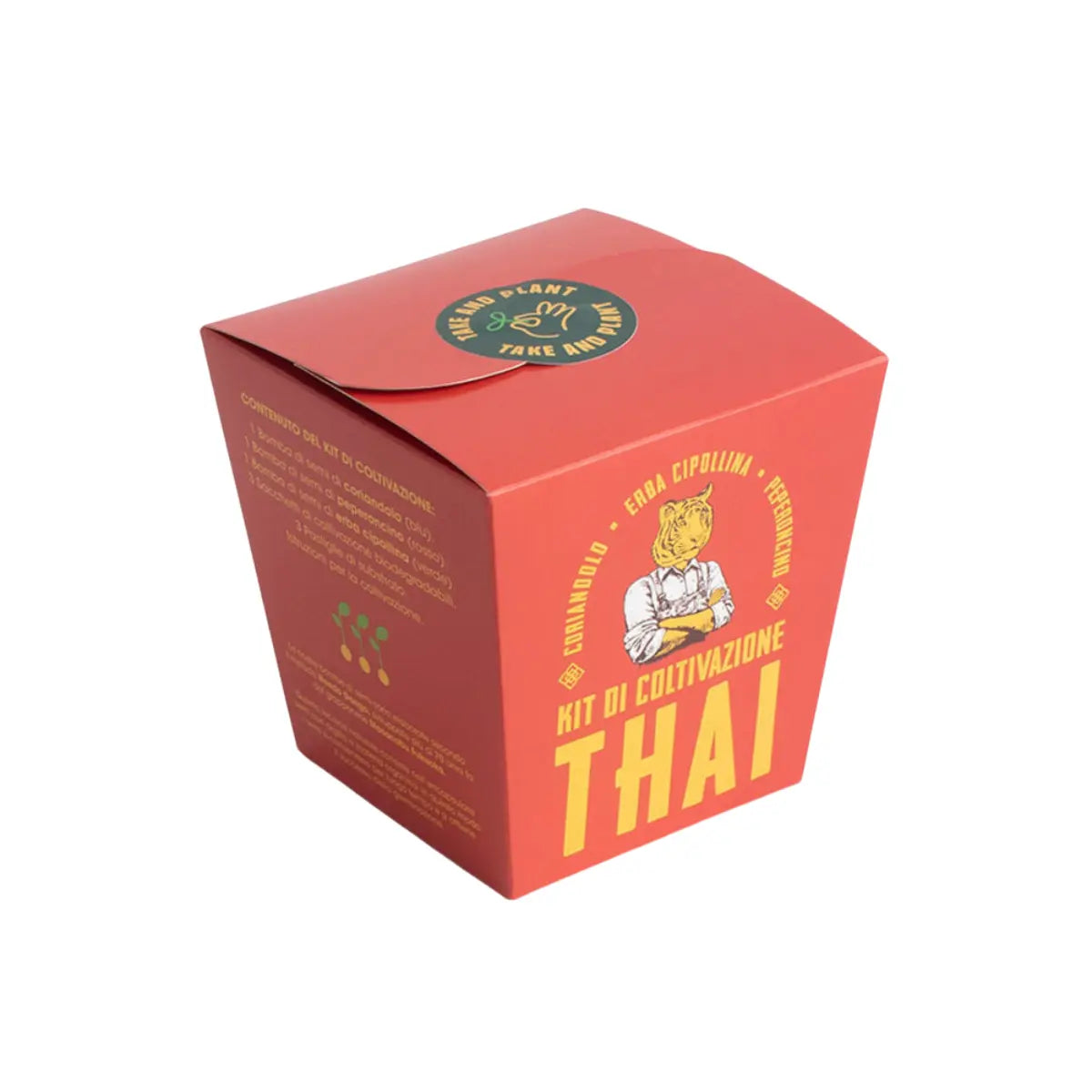 Kit di coltivazione per la cucina thailandese con coriandolo, erba cipollina e peperoncino