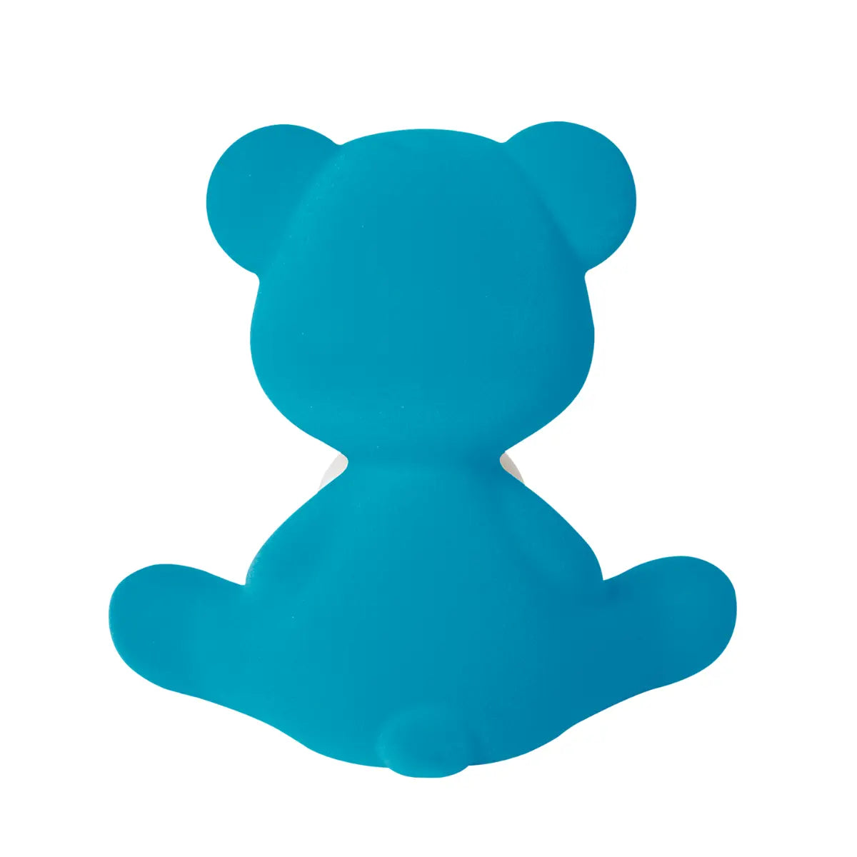 Lampada a forma di orsetto celeste con sfera che s'illumina al centro di Qeeboo retro