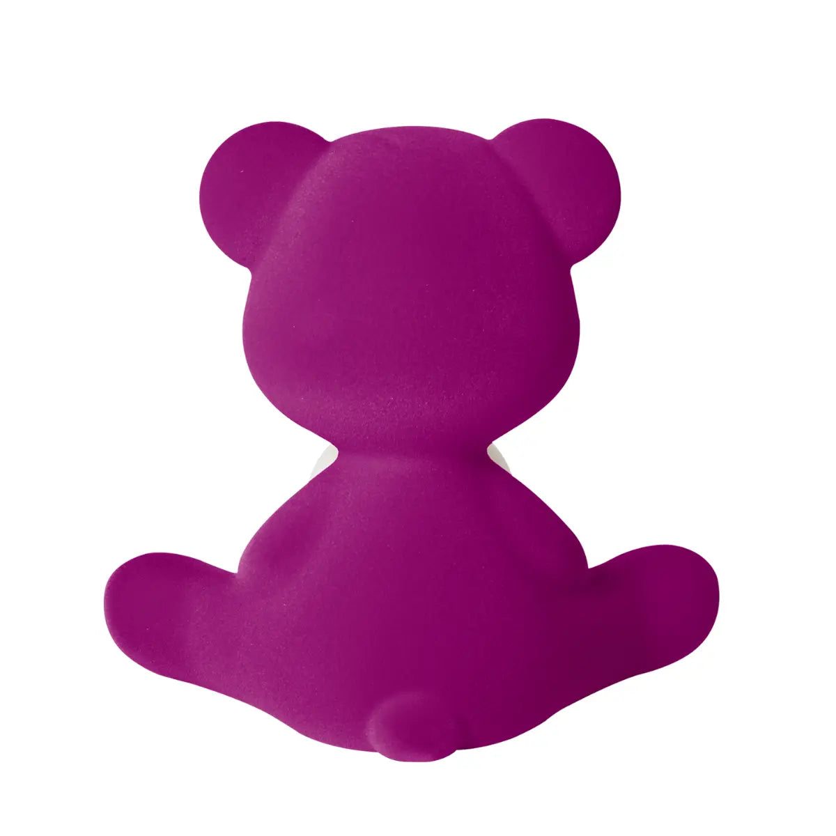Lampada a forma di orsetto viola con sfera che s'illumina al centro di Qeeboo retro