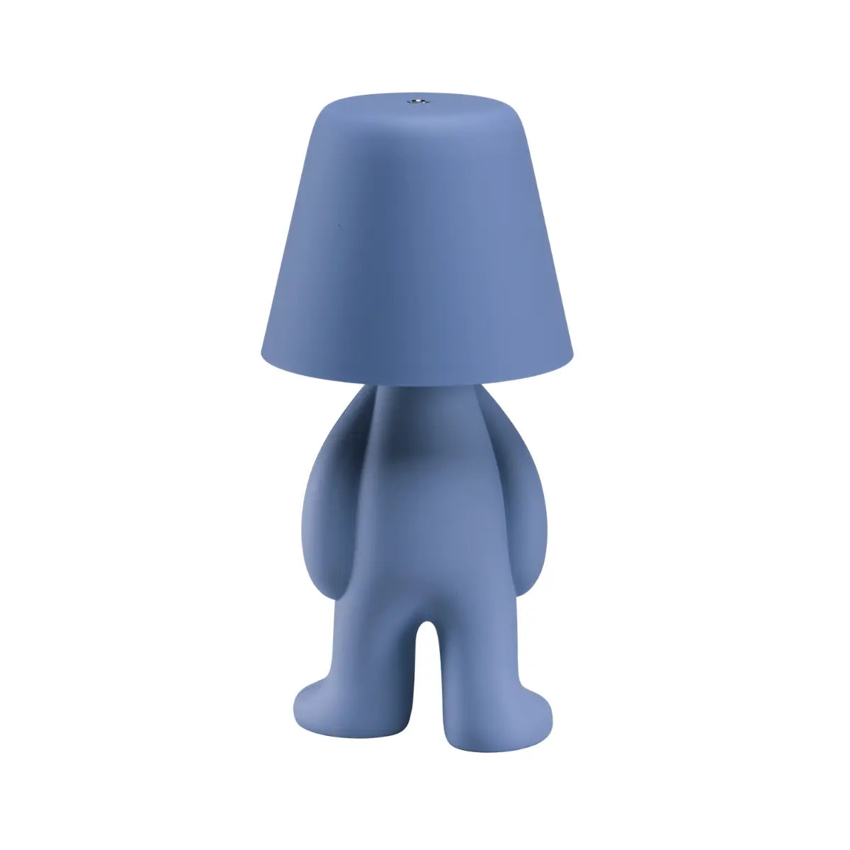 Lampada celeste a forma di personaggio stilizzato, con la testa a paralume