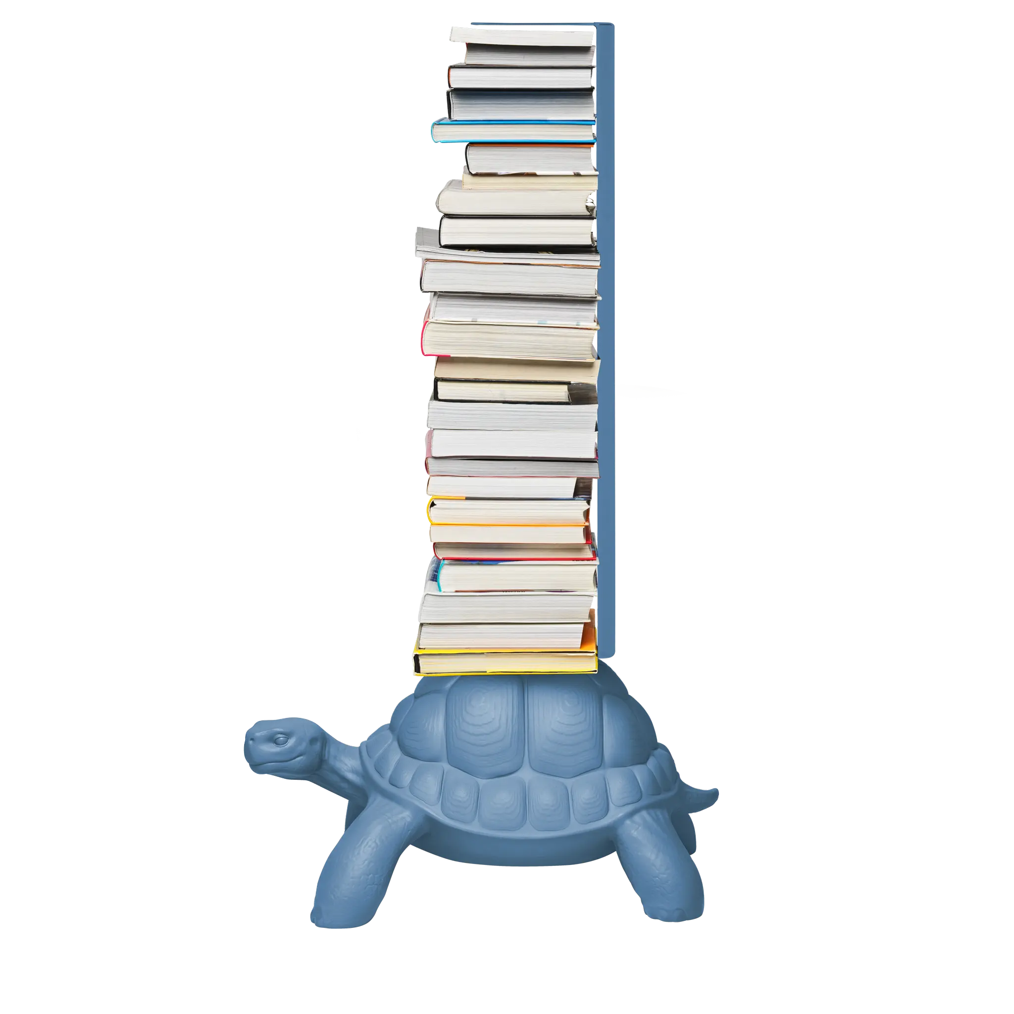 Libreria verticale con base a forma di tartaruga Qeeboo visione laterale