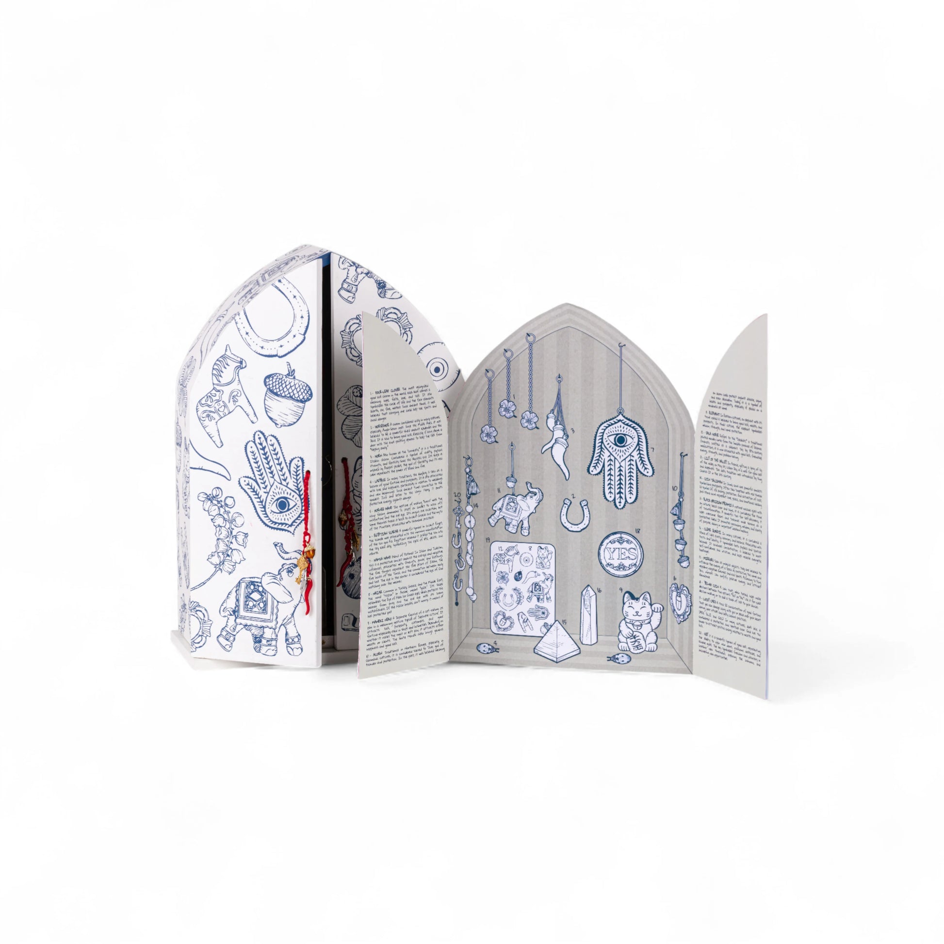 Lucky Temple di Seletti, con amuleti ed elementi che portano energie positive a casa tua.