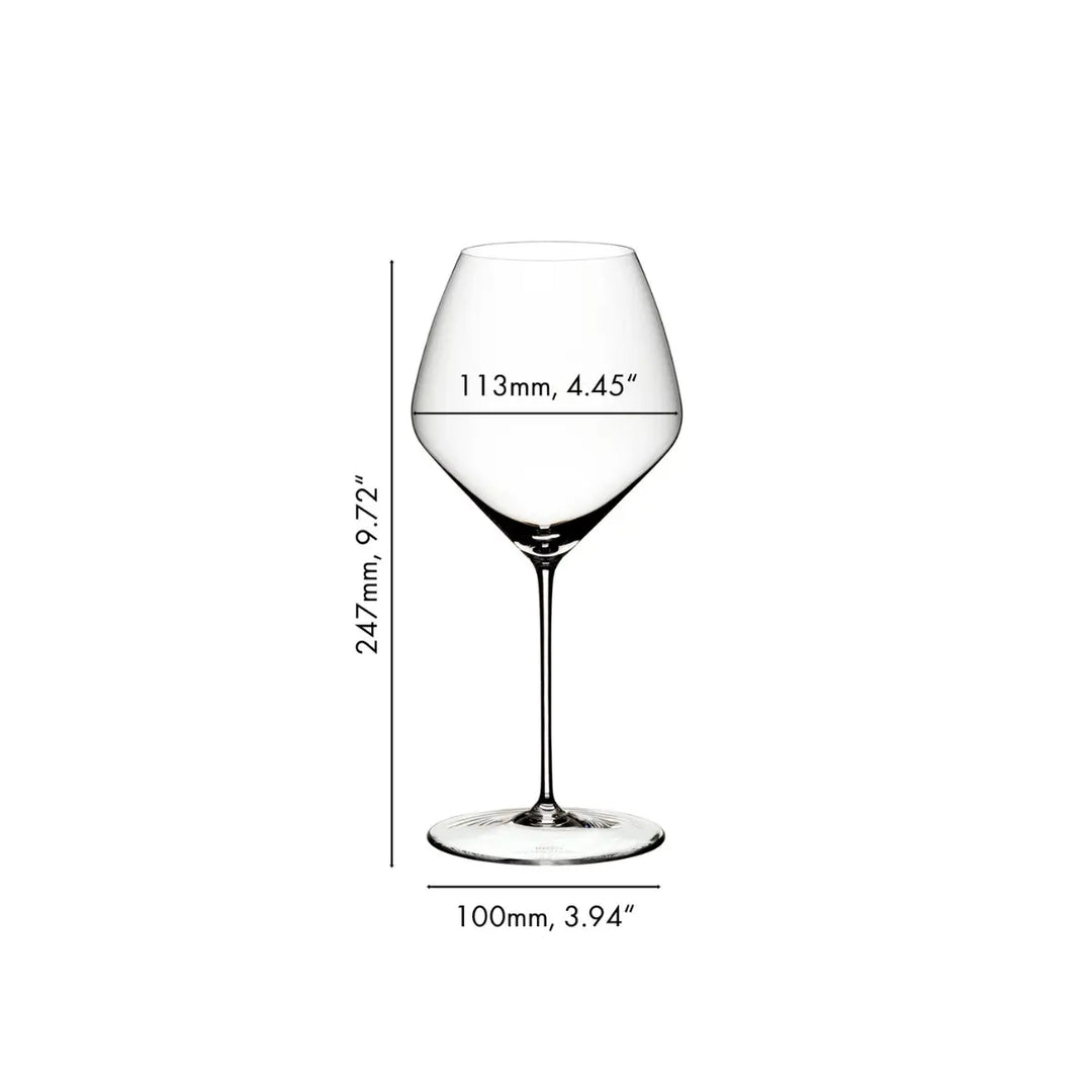 Misure calice Pinot noir