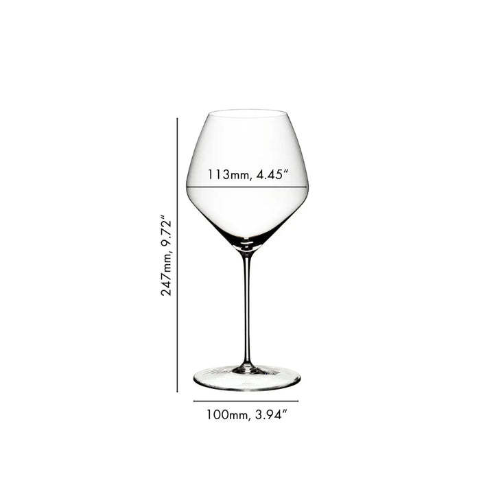 Misure calice Pinot noir