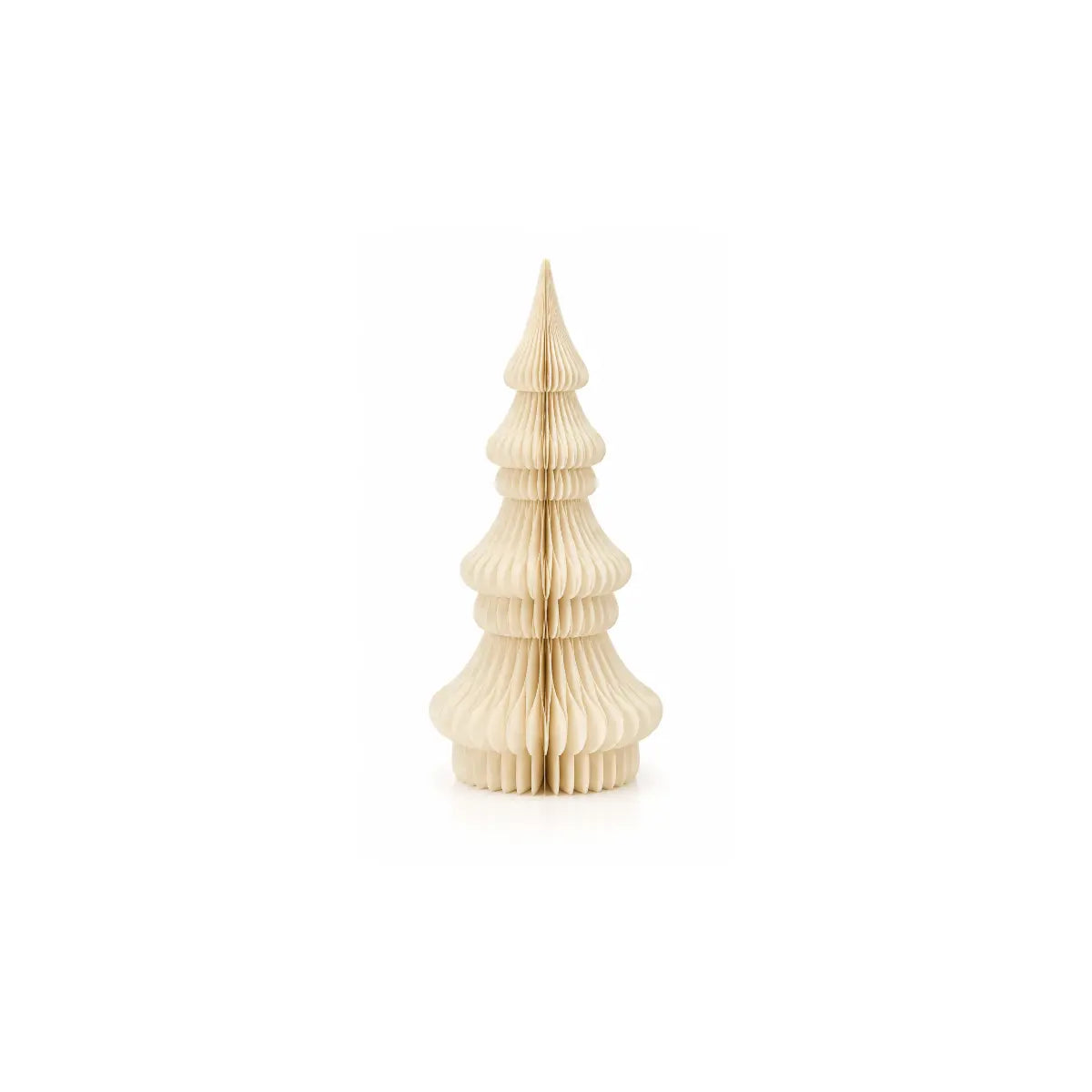 Albero di Natale Origami bianco EDG H 66 cm