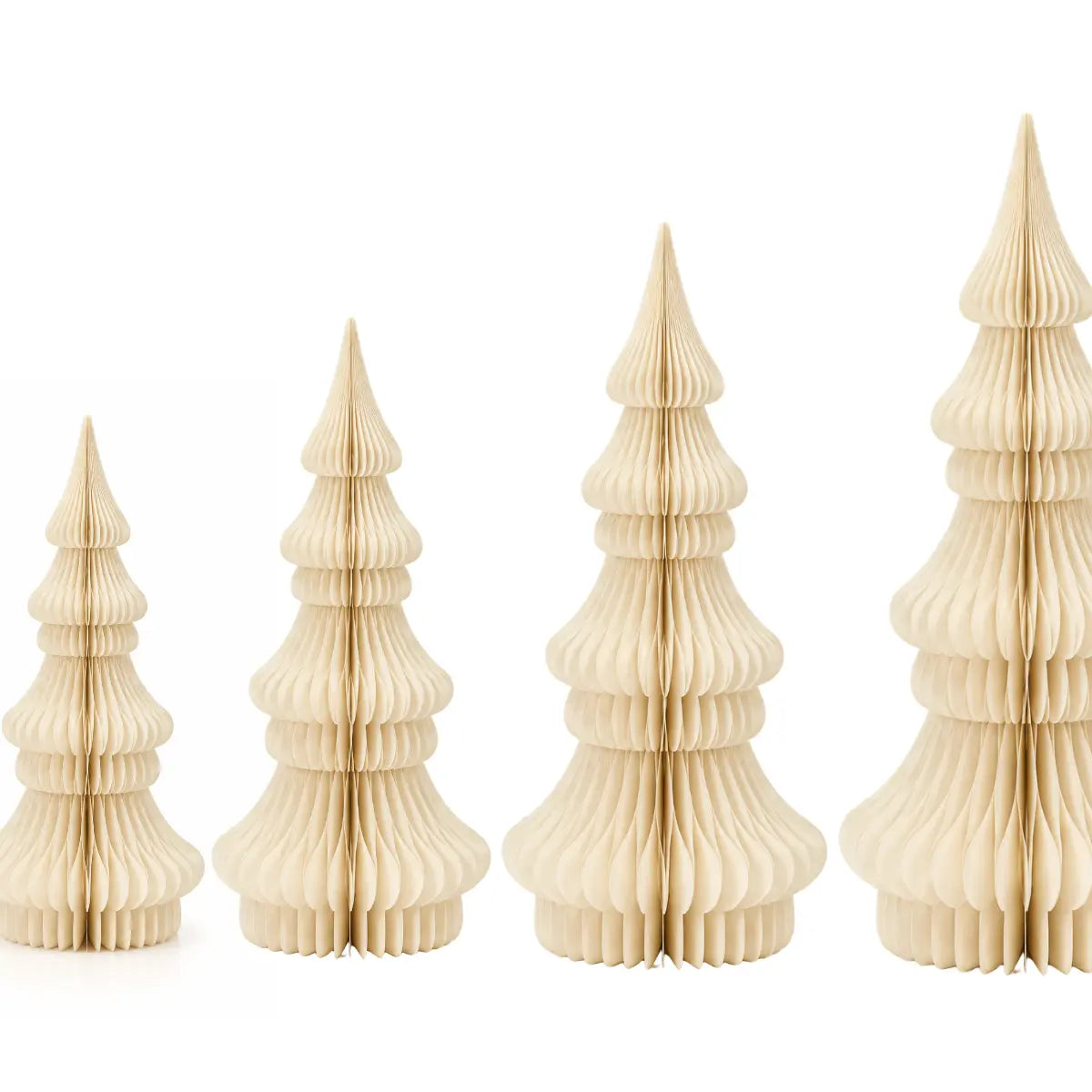 Albero di Natale Origami bianco EDG 