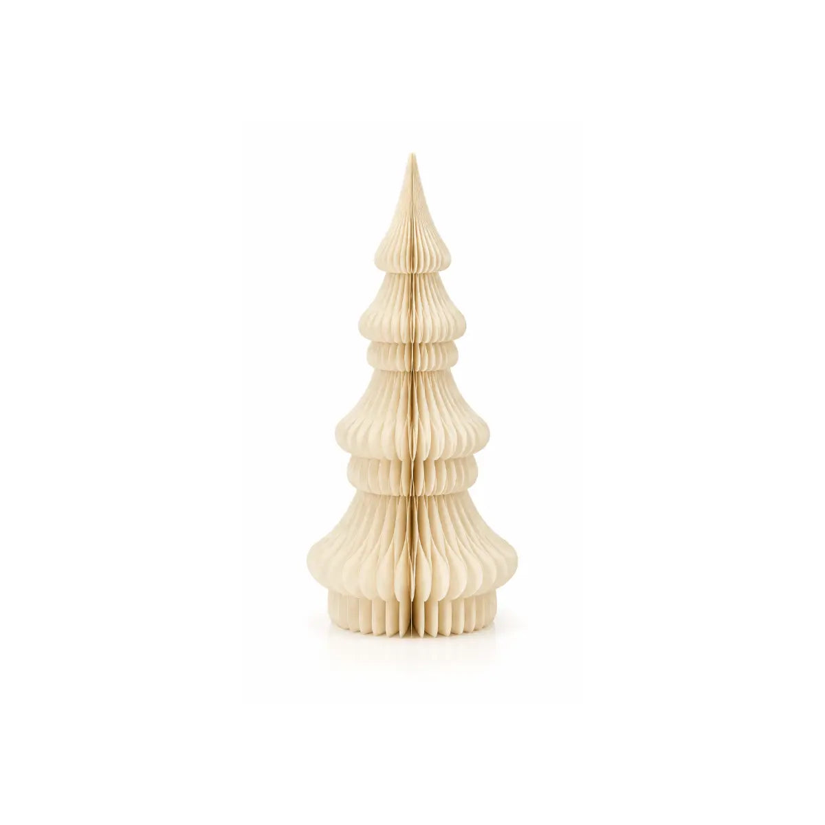 Albero di Natale Origami bianco EDG H 92 cm