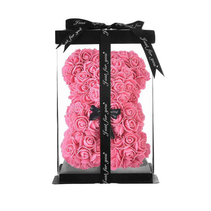 Pink Roses Teddy Bear