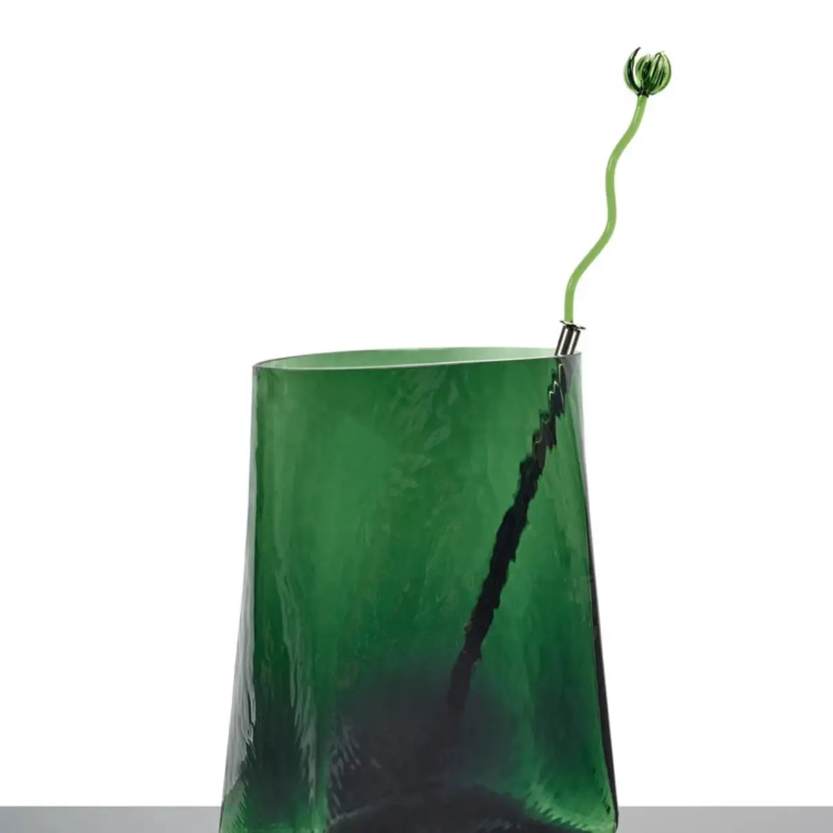 Fiore Papavero 01 verde Josephine in vetro borosilicato – Kris Van Assche x Serax
