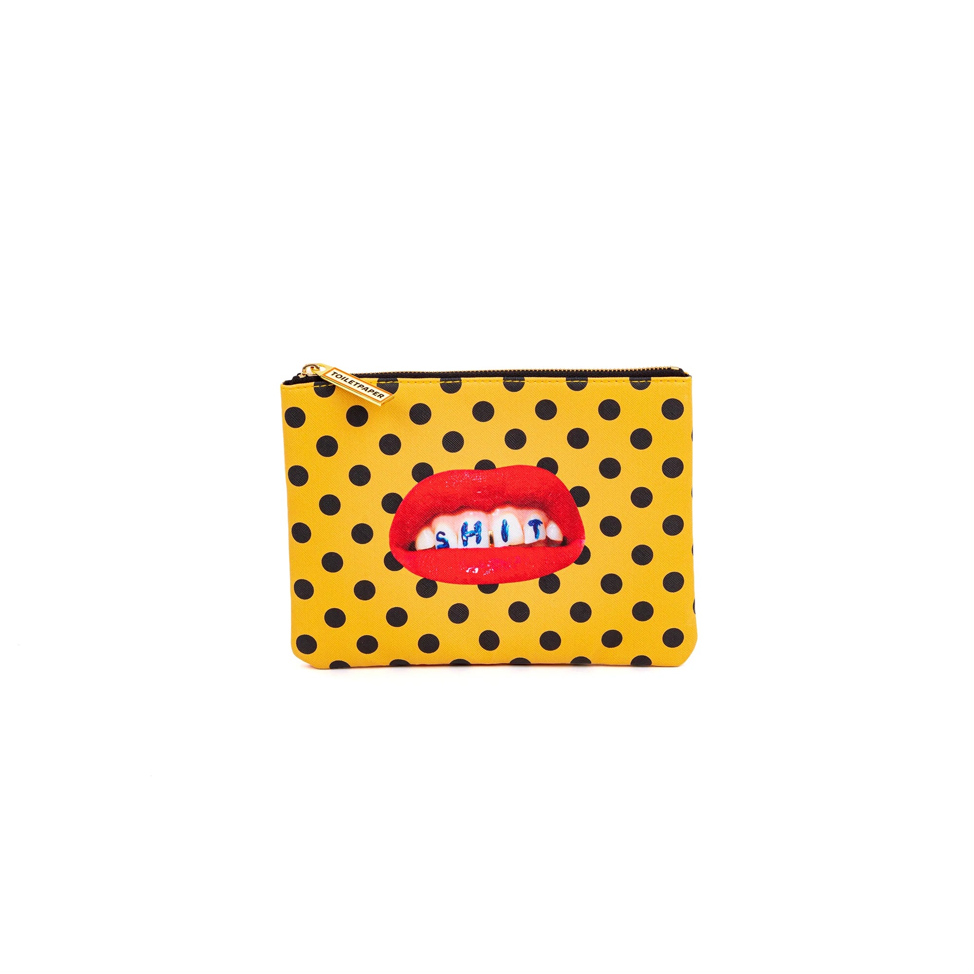 La Pochette Beauty con la scritta "Shit" di Seletti