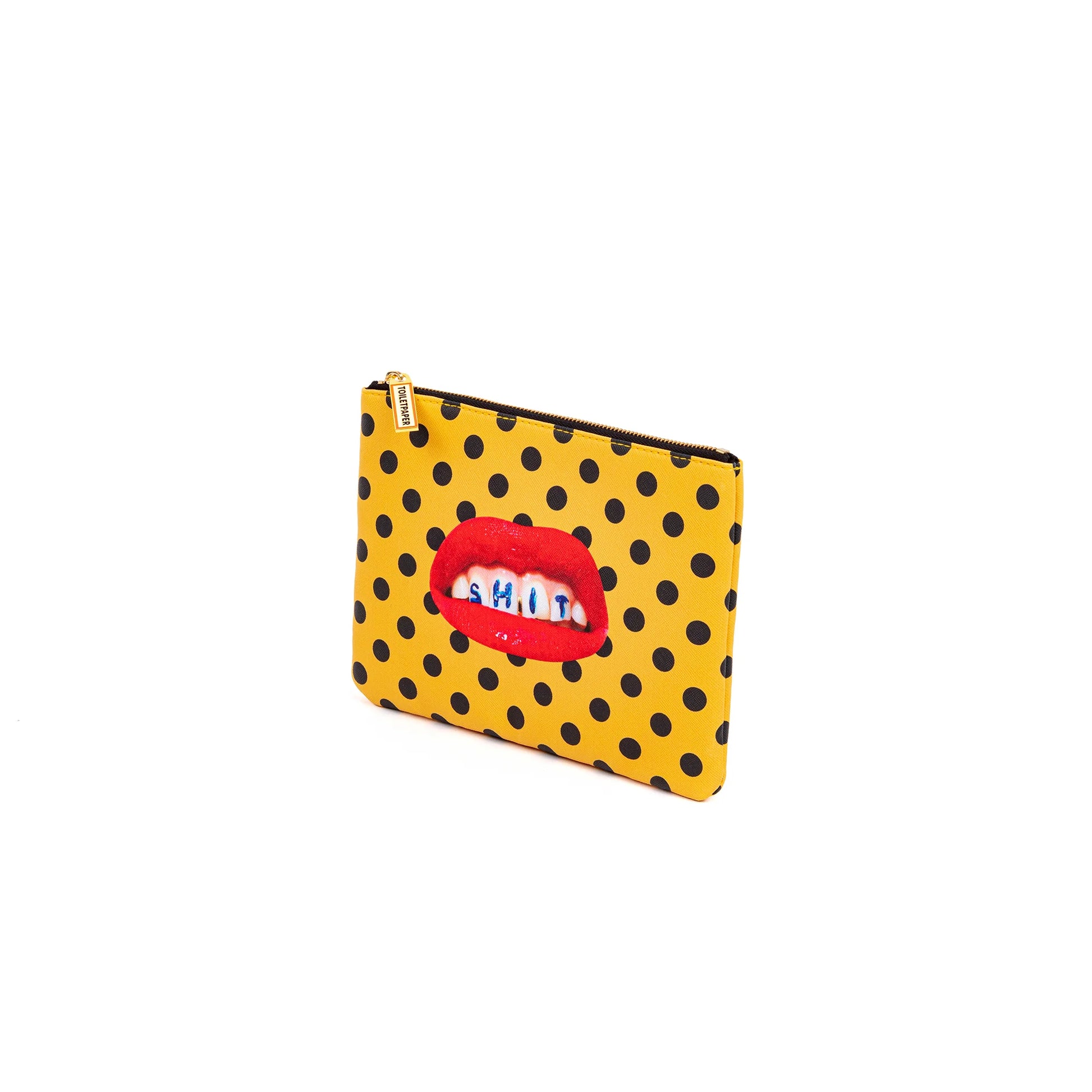 La Pochette Beauty con la scritta "Shit" di Seletti