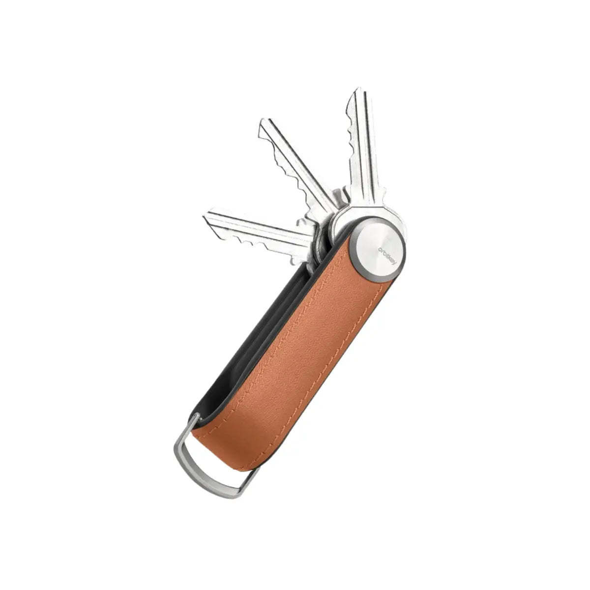 Portachiavi Orbitkey Tracker Leather marrone