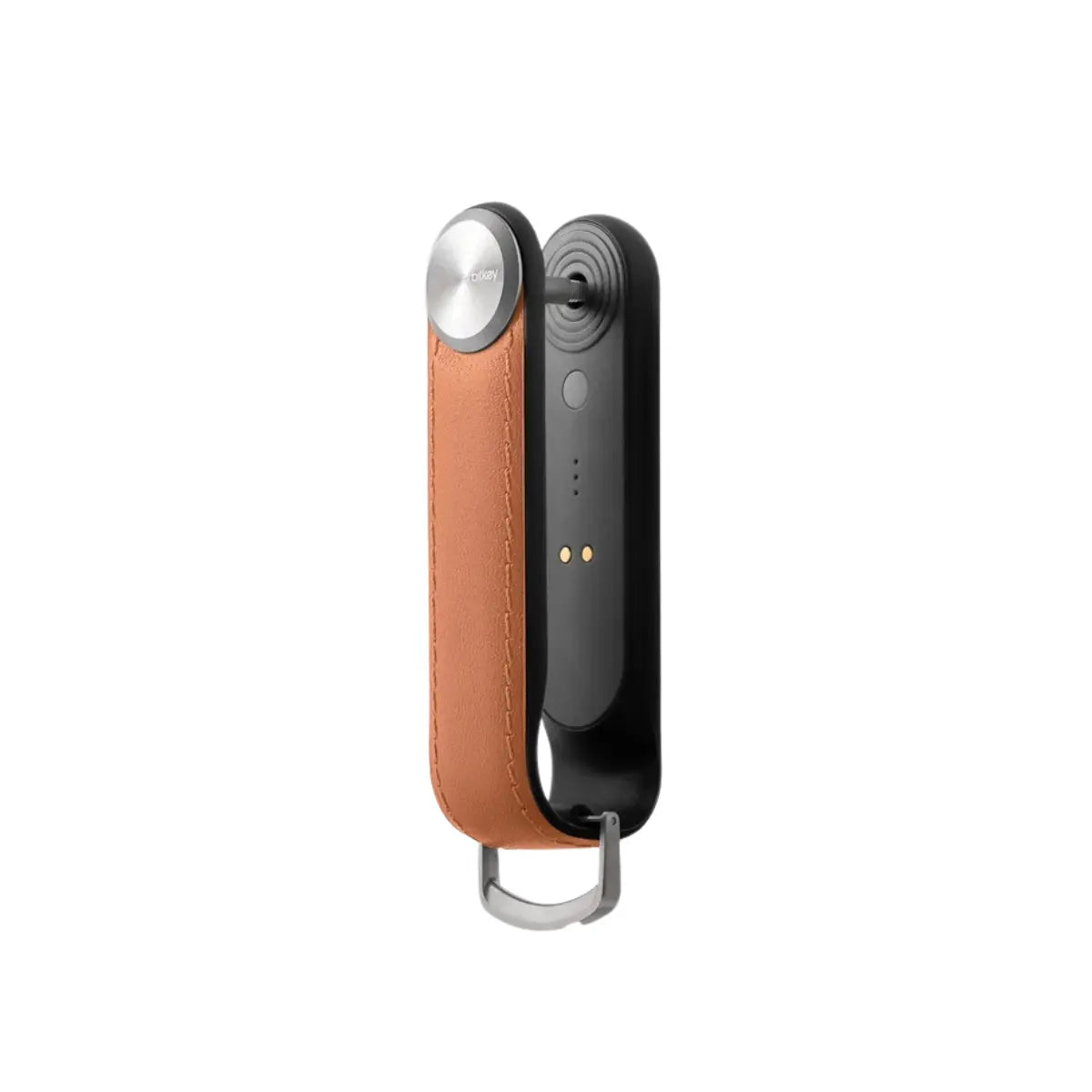 Portachiavi Orbitkey Tracker Leather marrone