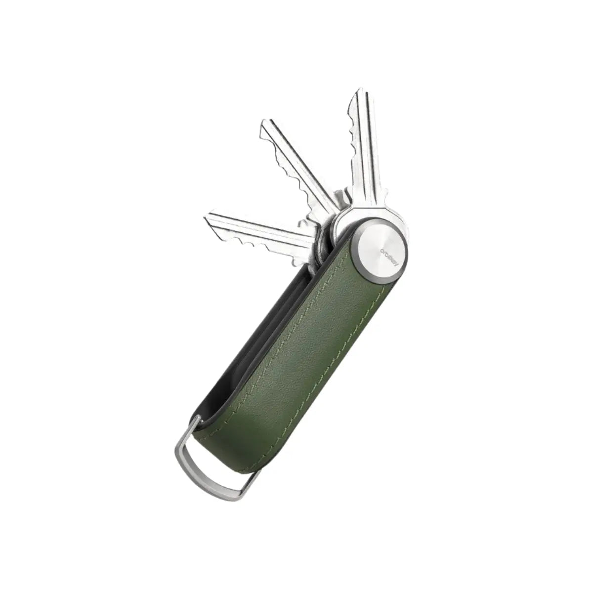 Portachiavi Orbitkey Tracker Leather verde