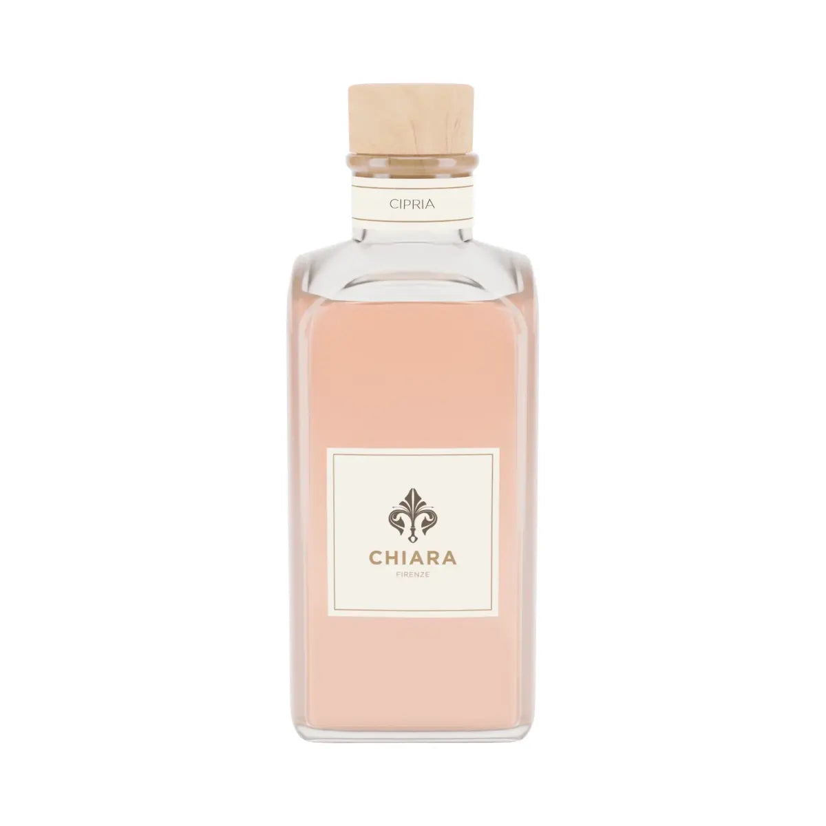 Profumatore ambiente Cipria 200 ml con contenitore in vetro, liquido rosa
