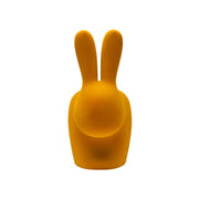 Seduta a forma di coniglio in velluto oro