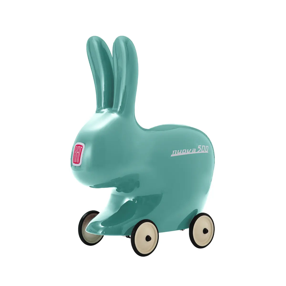 Rabbit on Wheels Fiat 500 Qeeboo, coniglio decorativo con ruote disegnato da Stefano Giovannoni

